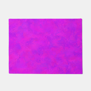 Purple Pink Abstract Pattern Doormat