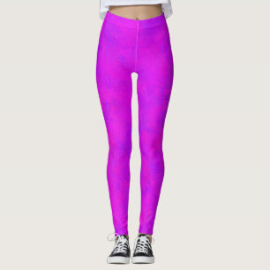 Purple Pink Abstract Pattern Leggings