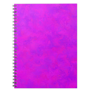 Purple Pink Abstract Pattern Notebook
