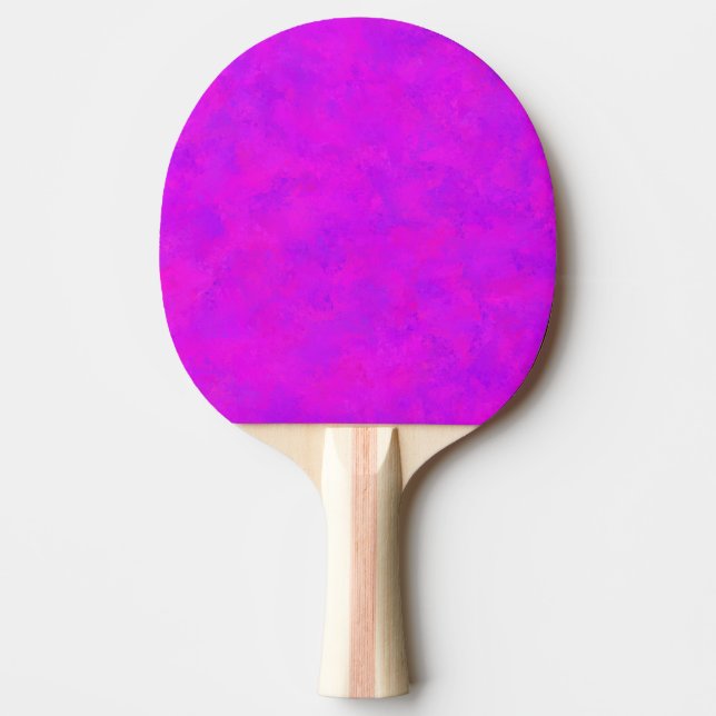 Purple Pink Abstract Pattern Ping Pong Paddle (Front)