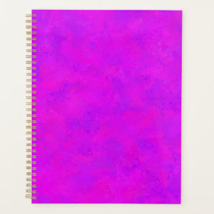 Purple Pink Abstract Pattern Planner