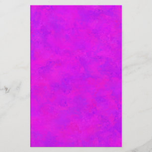 Purple Pink Abstract Pattern Stationery
