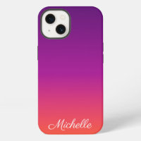 Purple, pink and orange gradient ombre Case-Mate i