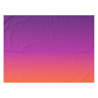 Purple, pink and orange gradient ombre tablecloth