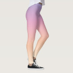 Purple, Pink and Peach Ombre Leggings<br><div class="desc">Ombre leggings with a soft gradient fade from purple to pink to peach.</div>