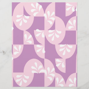 Purple ,Pink and White pattern: