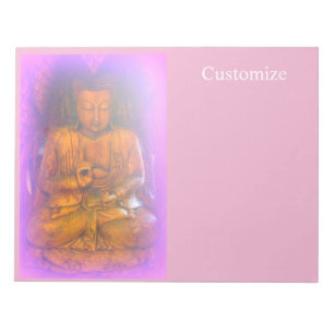 Purple/pink aura buddha  notepad