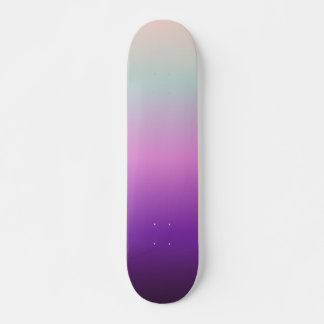 purple pink blue blurry gradient colours skateboard