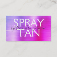 Purple Pink Brushed Metal Spray Tan