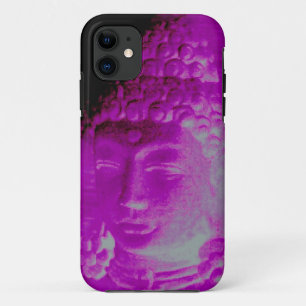 purple/pink Buddha head case
