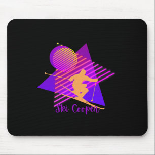Purple Pink Colorado Skiing Ski Cooper Leadville C Mouse Pad