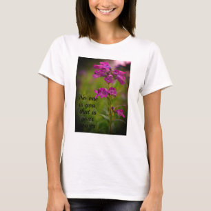 Purple Pink Dragonmouth Flower Motivational T-Shirt