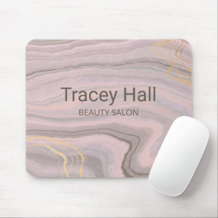 Purple pink earthy agate mouse pad