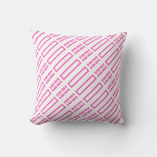 Purple Pink Geo Pattern Cushion