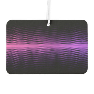 Purple Pink Geometric Abstract Art Car Air Freshener