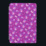 Purple pink girls butterflies hearts ipad cover<br><div class="desc">Perfect to protect your ipad screen. This original bright purple and pink butterflies and hearts graphic case is designed by Sarah Trett.</div>