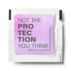 Purple Pink Glitter Funny Bachelorette Party Favou