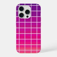 Purple Pink Gradient Grid Pattern Geometric