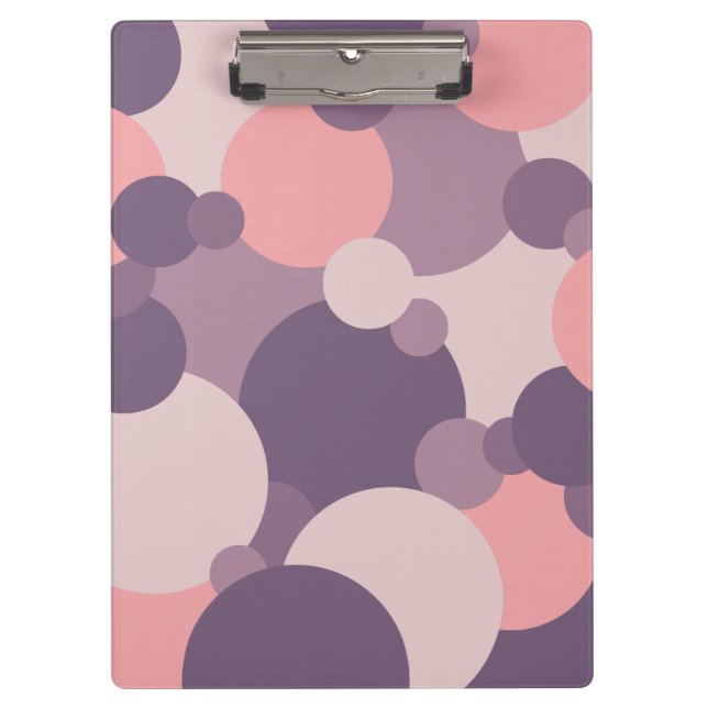Purple-pink molecules Clipboard (Front)