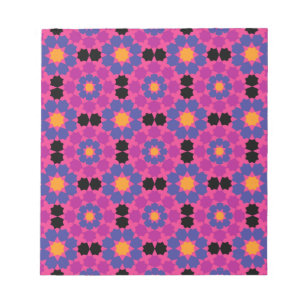 Purple Pink Mosaic Notepad