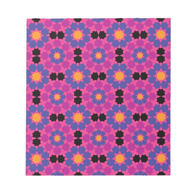 Purple Pink Mosaic Notepad (Front)