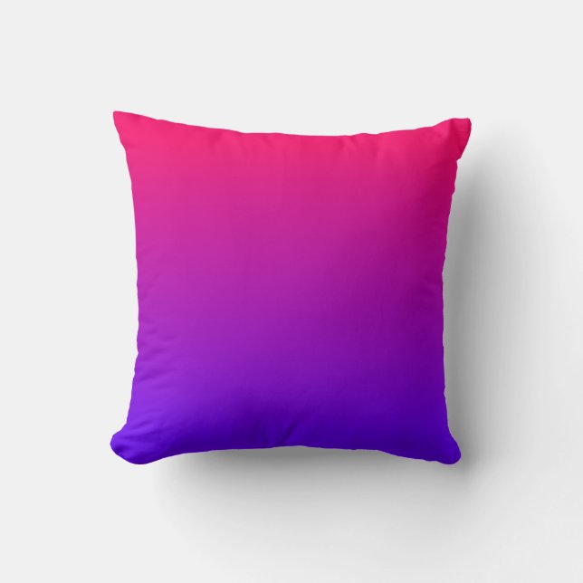 Purple Pink Ombre Cushion (Front)
