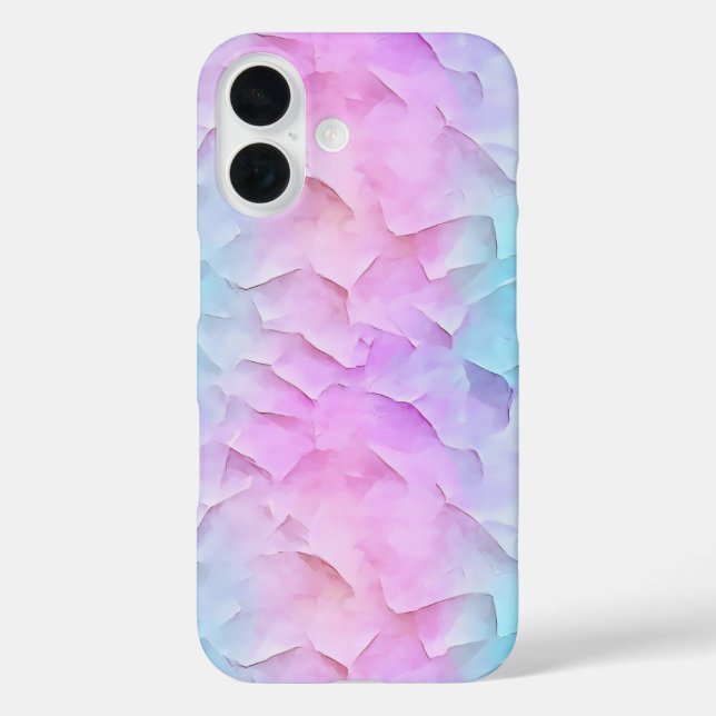 Purple Pink Pastel Pattern Case-Mate iPhone Case (Back)