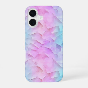 Purple Pink Pastel Pattern iPhone 16 Case
