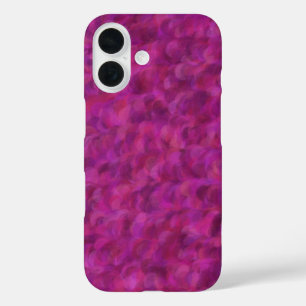 Purple Pink Red Abstract Seamless Pattern iPhone 16 Case