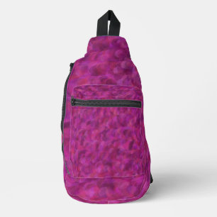 Purple Pink Red Abstract Seamless Pattern Sling Bag