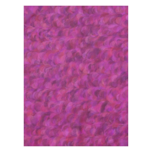 Purple Pink Red Abstract Seamless Pattern Tablecloth (Front)