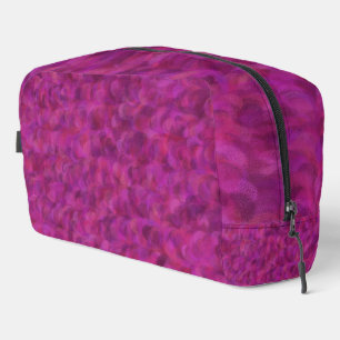 Purple Pink Red Abstract Seamless Pattern Toiletry Dopp Kit