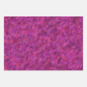 Purple Pink Red Abstract Seamless Pattern Wrapping Paper Sheet