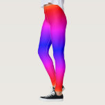 Purple Pink Red Blue Neon Gradient Leggings<br><div class="desc">Purple Pink Red Blue Neon Gradient Leggings</div>