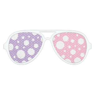 Purple/Pink Spots Party Shades