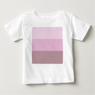 Purple Pink Striped Ombre Baby T-Shirt