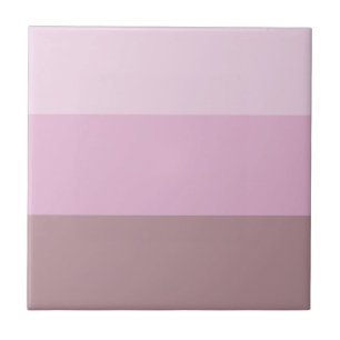 Purple Pink Striped Ombre Ceramic Tile