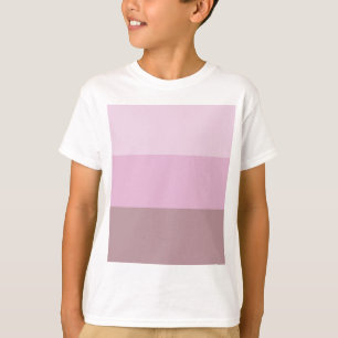 Purple Pink Striped Ombre T-Shirt