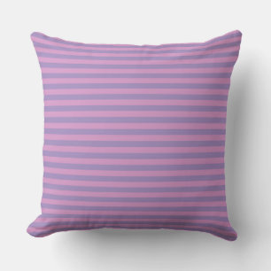 Purple Pink Stripes Seamless Pattern Cushion