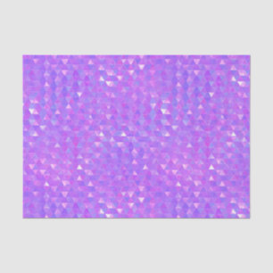 Purple Pink Trendy Triangles Geometric Party Tissue Paper