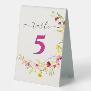 Purple Pink Wild Orchid Flowers Wreath Wedding