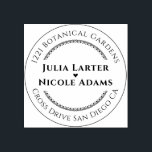 Purple Pink Wild Orchid Flowers Wreath Wedding Rubber Stamp<br><div class="desc">Beautiful Invitation to celebrate Special occasions and festivals comes with digital and E-invitation as per your request. We would love to replicate our designs to make multiple products like rsvp cards, labels envelopes, and more. Customisation is available for ready-to-print on request at info@shamaurcreatif@gmail.com Look Forward to hearing from you :)...</div>