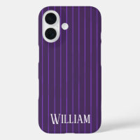 Purple pinstripes