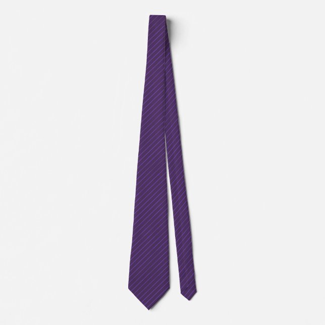 Purple pinstripes tie (Front)