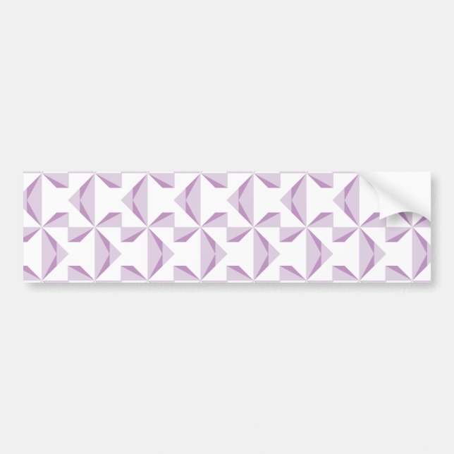 Purple Pinwheels Bumper Sticker (Front)