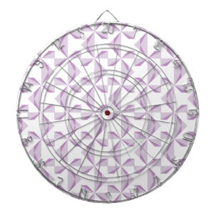 Purple Pinwheels Dartboard