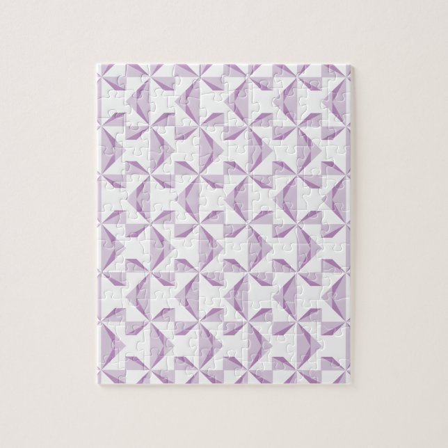 Purple Pinwheels Jigsaw Puzzle (Vertical)