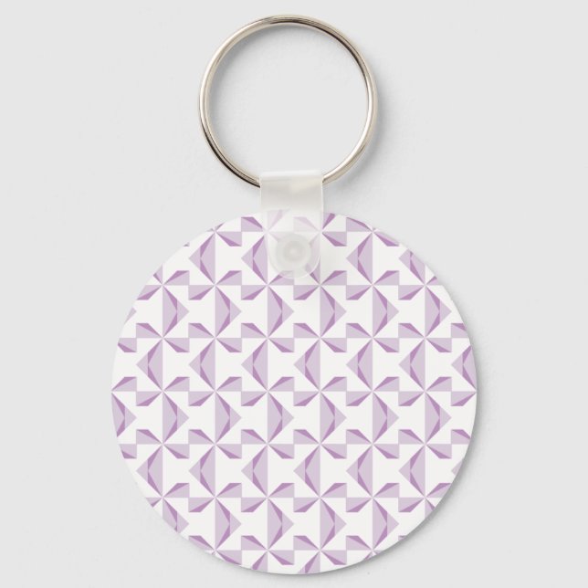 Purple Pinwheels Key Ring (Front)