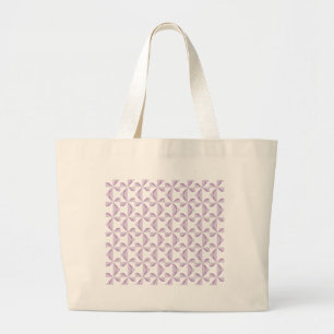 Purple Pinwheels Large Tote Bag