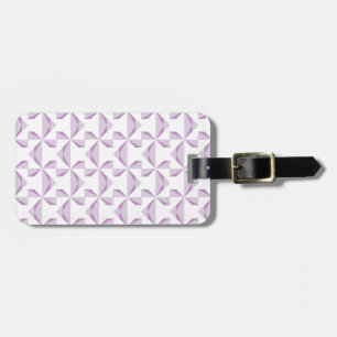 Purple Pinwheels Luggage Tag